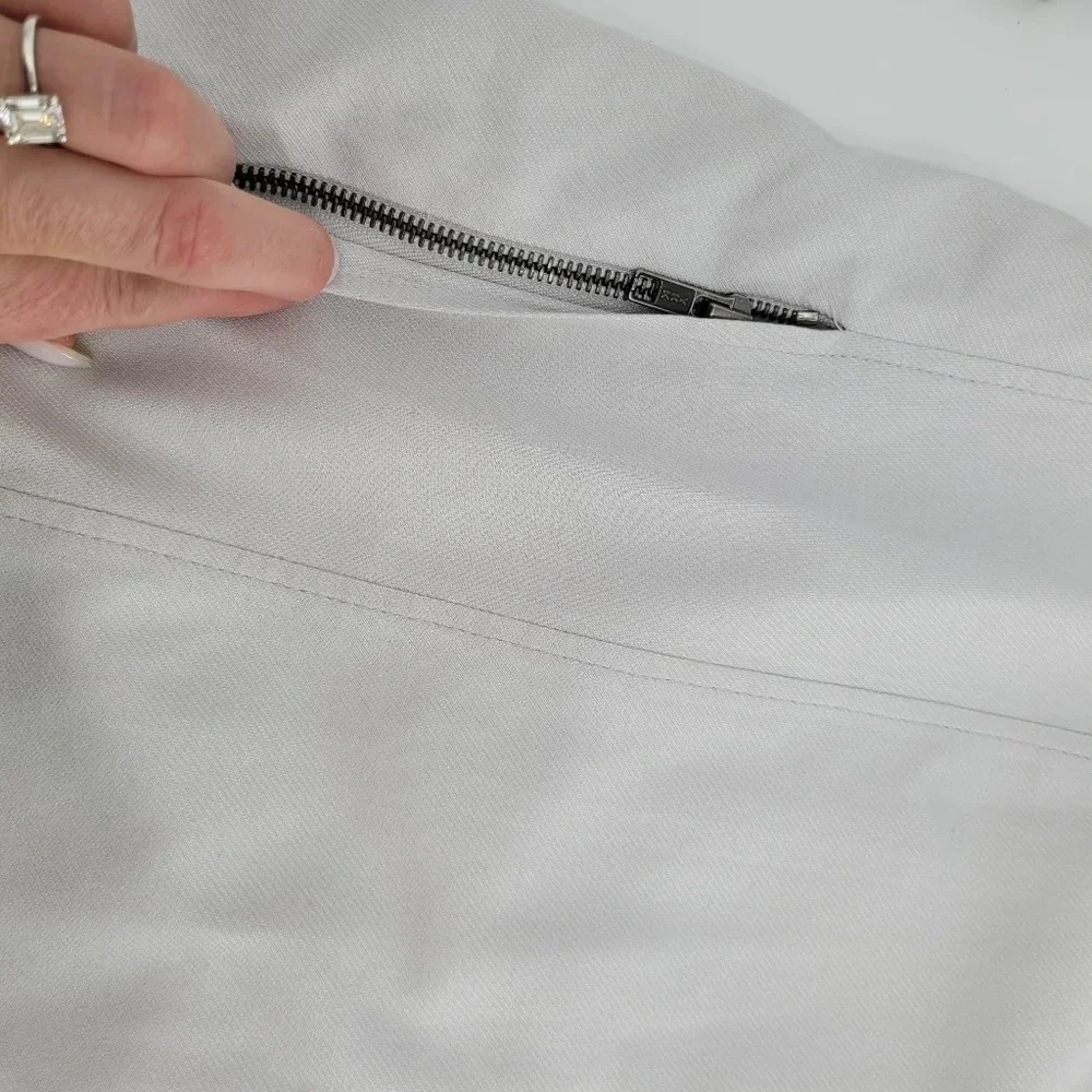 HELMUT Lang Women's White Ash Blazer Ark Suiting jacket top size 6 - Picture 11 of 12